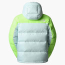 Norra ansiktet himalayan huva ner jacka takfönster blå/ledgul