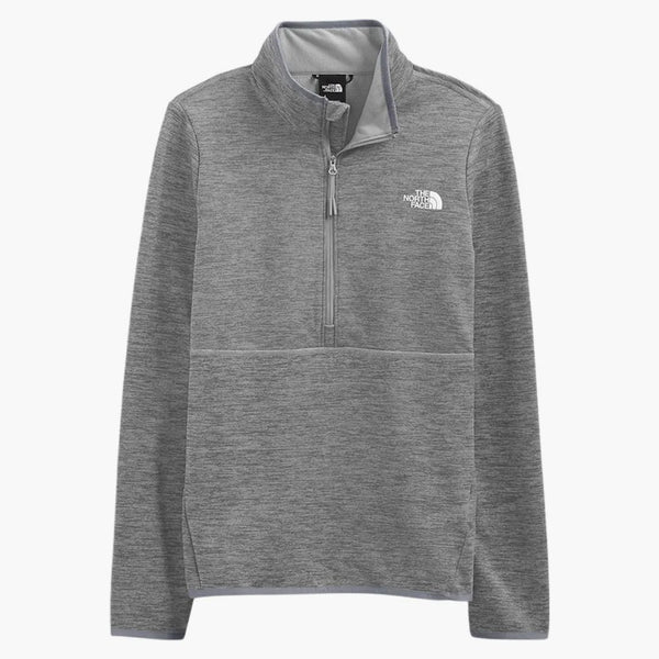 The North Face Canyonlands Fleece Front-Zip pullover TNF Medium Gray Heather