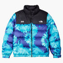 The North Face Sns Nuptse Jacket Scuba Blue Tie Dye