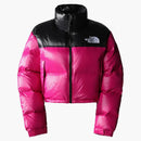 The North Face Women's Nuptse Short Jacket Fuchsia Pink