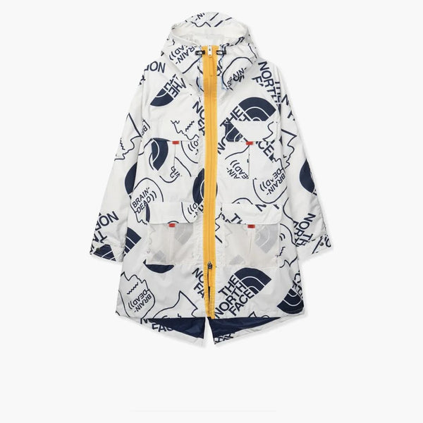 The North Face X Brain Dead 76 Oversized Mountain Parka Vintage White