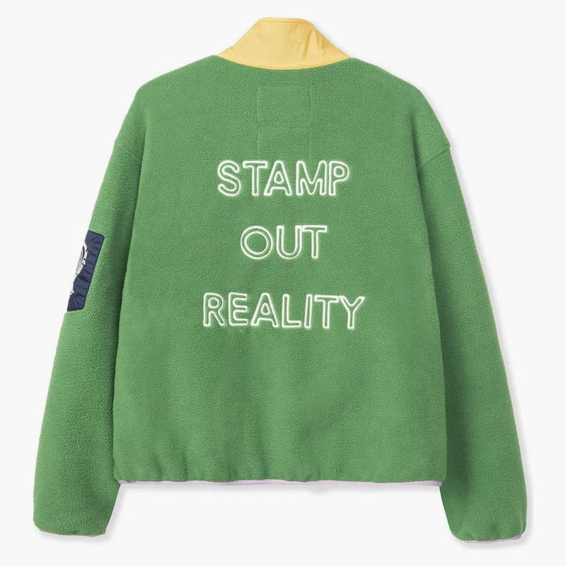 The North Face X Brain Dead 89 Placket Pullover Fleece Sullivan Green