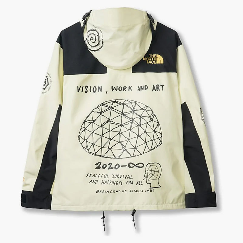The North Face X Brain Dead Civilisation Is Overrated Parka Cream/multi