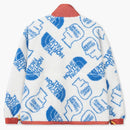 The North Face X Brain Dead Extreme Pile Full Zip Fleece White