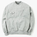 The North Face X Invincible Pocket Crewneck Sweatshirt Light Gray Heather