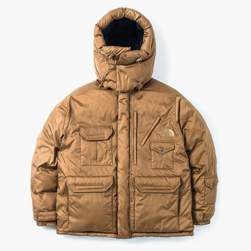 North Face X Invincible Revractle Nupse Jacket Utility Brown/Summit Navy