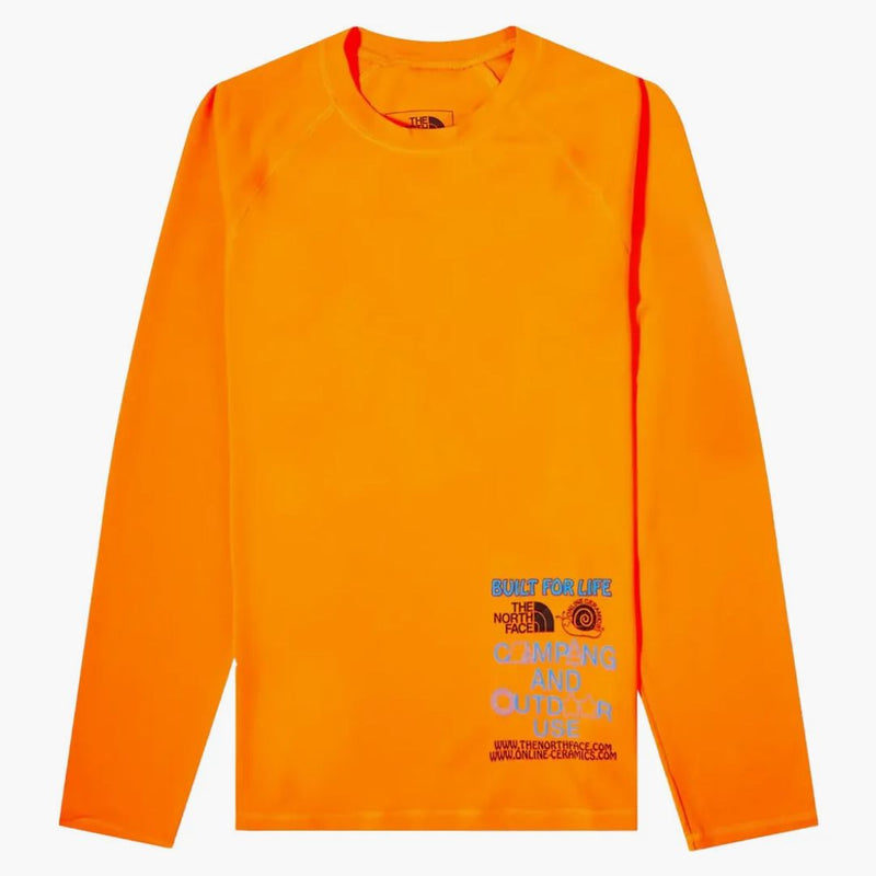 North Face X Online Ceramics Class V Voda Top Hyper Orange