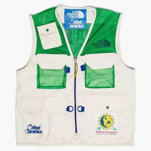North Face X Online Ceramics M66 Utility Vest White Green