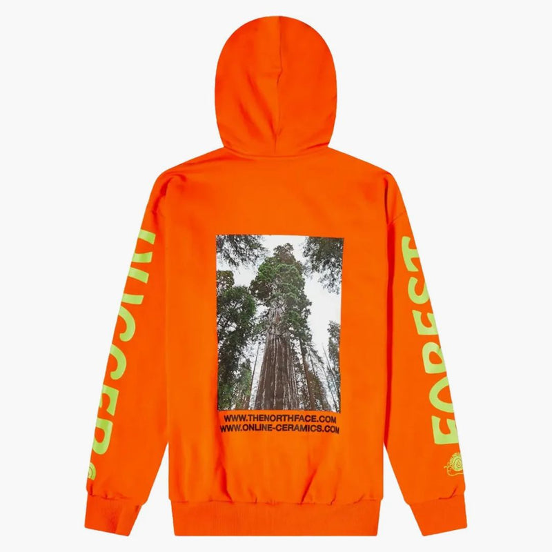 North Face X Online Ceramics Puwver Stupver Hoodie Red/Orange