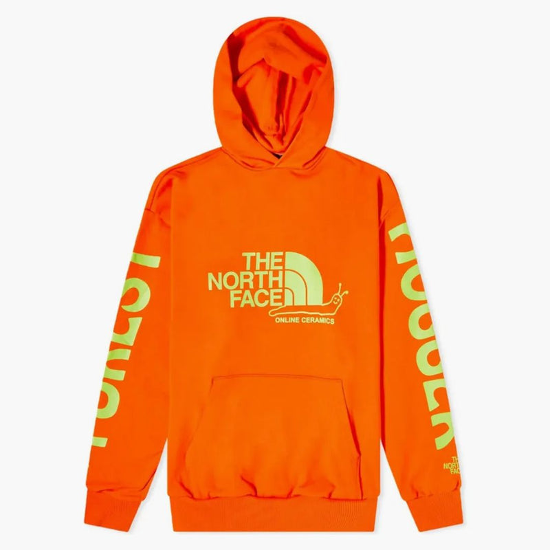 North Face X Online Ceramics Puwver Stupver Hoodie Red/Orange