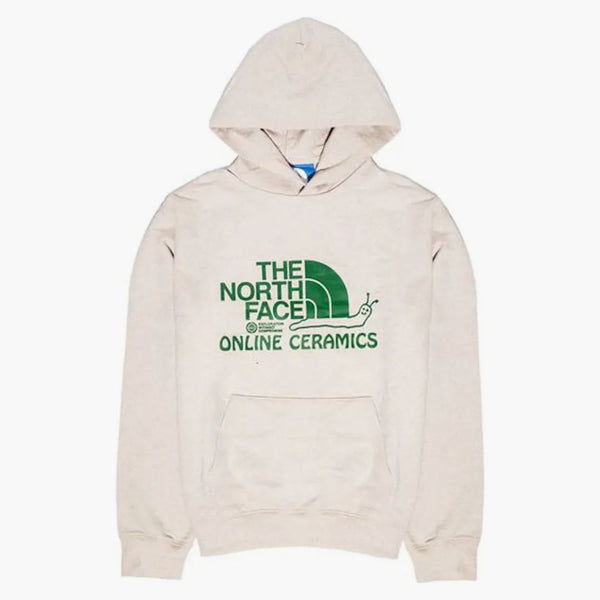 North Face X Online keramika regrind grafická mikina bílá