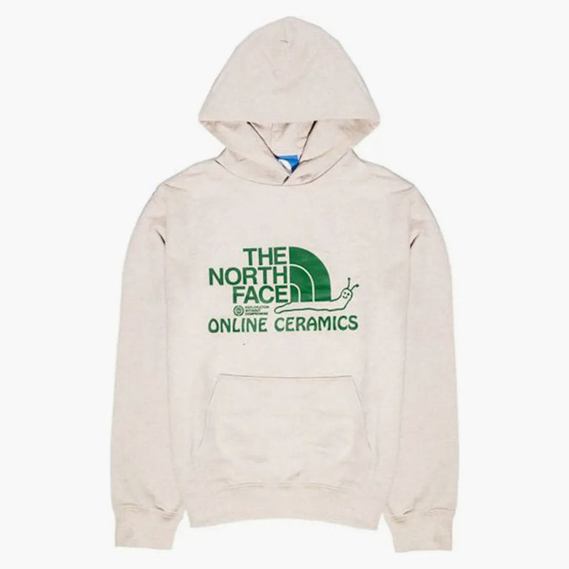 North Face X Online keramika regrind grafická mikina bílá