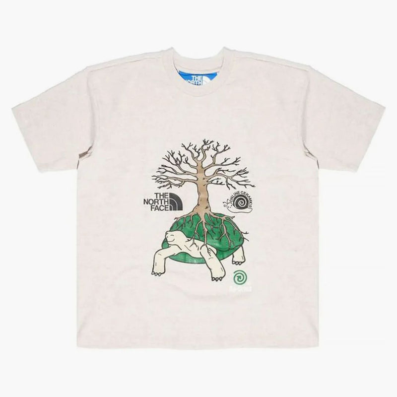 The North Face X Online Ceramics Regrind Knit Graphic T-Shirt White