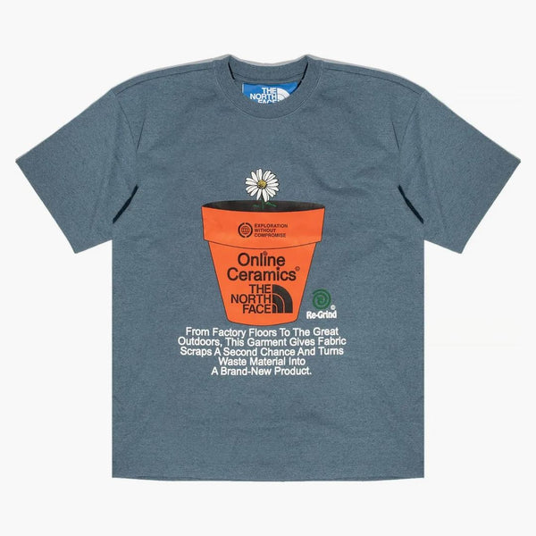 The North Face X Online Ceramics Regrind T-Shirt Blue