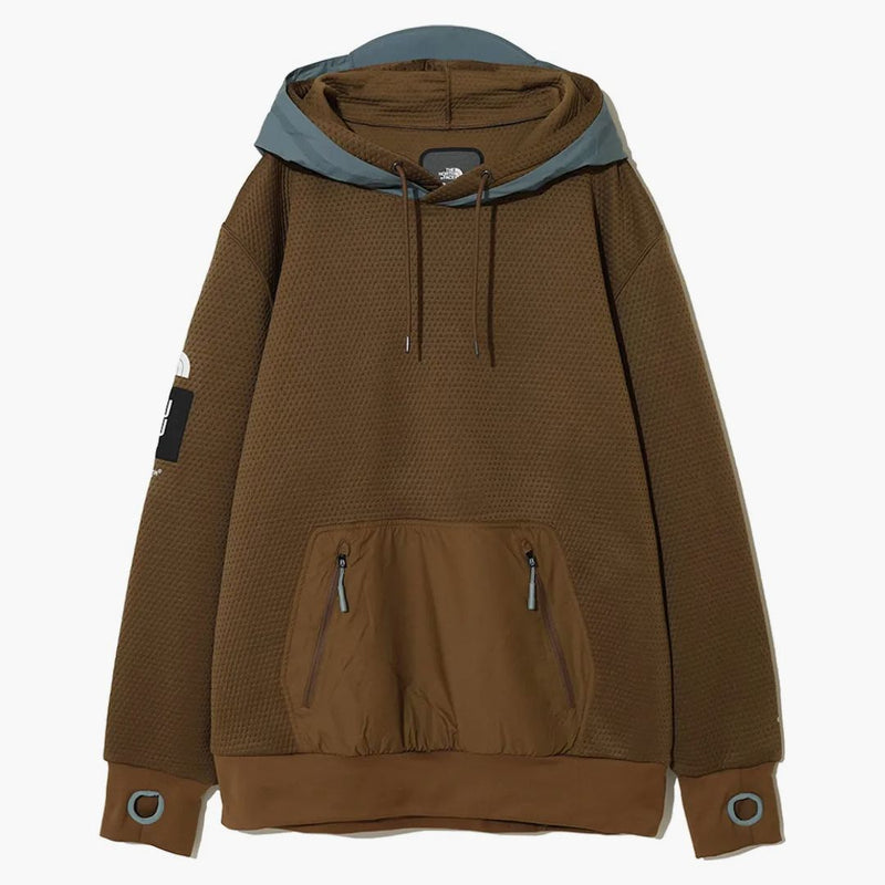 The North Face X Undercover Soukuu Dotknit Double Hoodie Sepia Brown/Concrete Grey