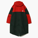 North Face X Undercover Soukuu Geodesic Shell bunda Dark Cedar Green/high Riziko červené