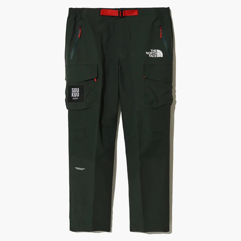 North Face X Undercover Soukuu Geodesic Shell kalhoty Dark Cedar Green