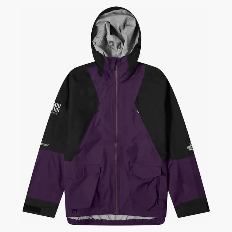 The North Face X Undercover Soukuu Hike Packable Mountain Light Shell Jacket Purple Pennant/TNF Black
