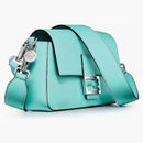 Tiffany X Fendi Medium Baguette in Tiffany Blue Leather with Sterling Silver