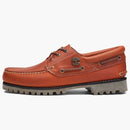 Timberland 3-Eye Lug Handsewn Boat Shoe Orange