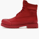 Timberland 6 "Boot Premium Bee Line Rubber Toe Wp Red Nubuck (Women's)