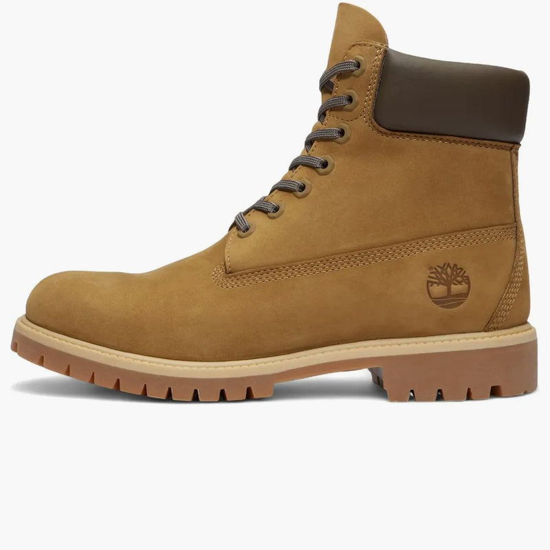 Timberland 6" Premium Waterproof Boot Olive Nubuck Dark Brown