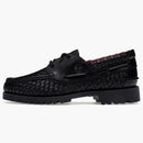 Timberland Woven Leather 3-Eye Lug Supreme Black