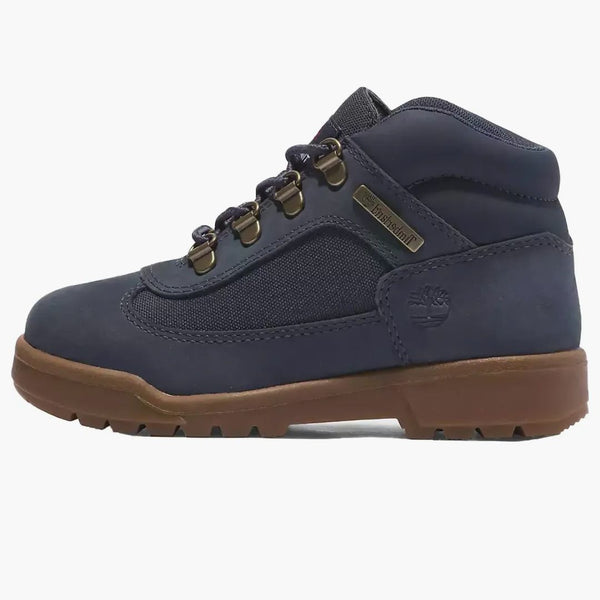Timberland Field Boot Mid Lace Up Dark Blue Nubuck (GS)