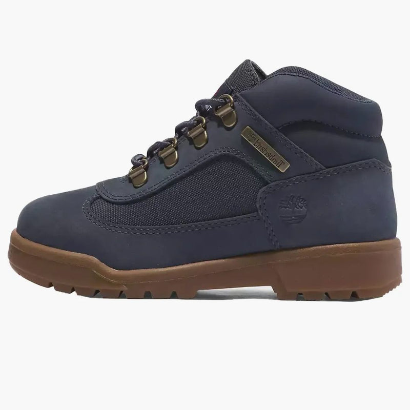 Timberland Field Boot Mid Lace Up Dark Blue Nubuck (GS)