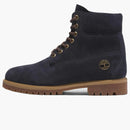 Timberland Heritage 6 Inch Lace Up Waterproof Dark Blue Suede