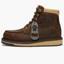 Timberland Pro Gridworks 6" Soft Toe Waterproof Work Boot Pabst Blue Ribbon Brown Full-grain
