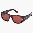 Sluneční brýle Tom Ford Cyrille Havana/Bordeaux (FT0987-52S-53)