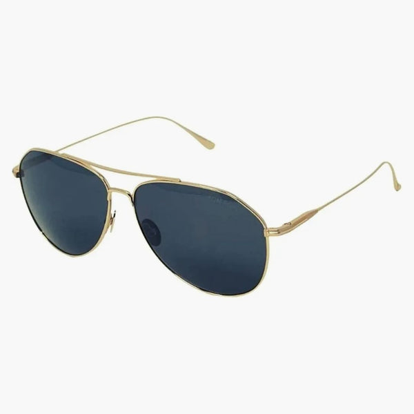 Tom Ford Cyrus Aviator Solglasögon Gold/Gray (FT0747-28A)