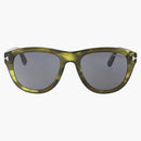 Tom Ford Round Sunglasses Green (FT0520/S 98A Benedict)