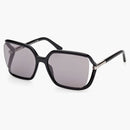 Tom Ford så länge som fjärilsolglasögon svart/brun (FT1089-01C)