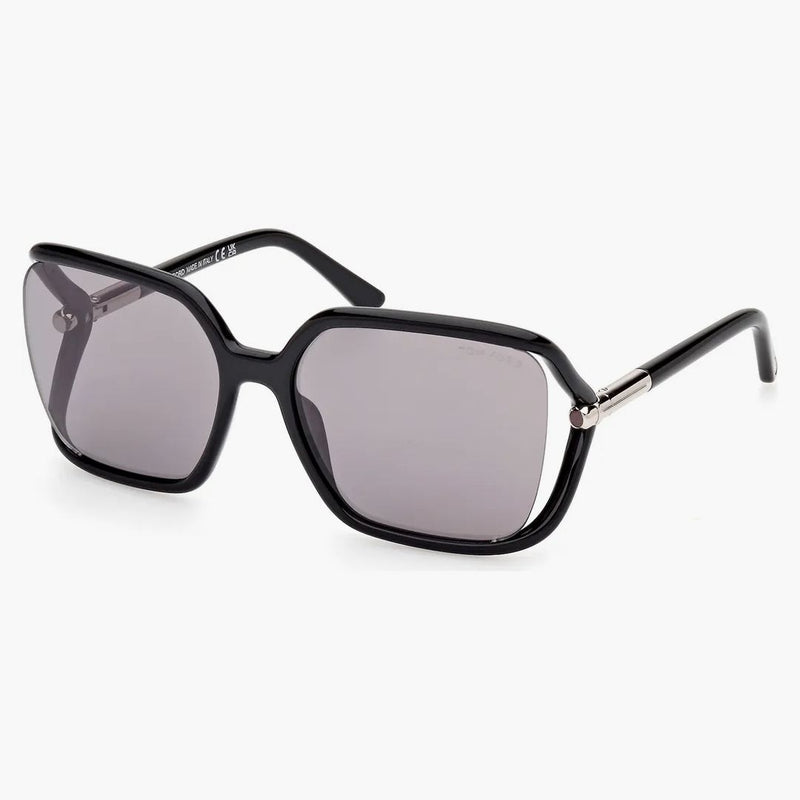 Tom Ford så länge som fjärilsolglasögon svart/brun (FT1089-01C)