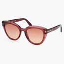 Tom Ford Tori Cat Eye Sunglasses Bordeaux/Gradient Bordeaux (FT0938-69T-53)