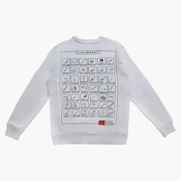 Tom Sachs Mcdonald's Crewneck Sweatshirt White