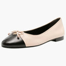 Tory Burch Cap Toe Ballet Rose Pink Perfect Black (women's)