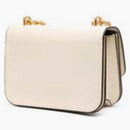 Tory Burch Eleanor Small Convertible Spall Bage Nuova crema