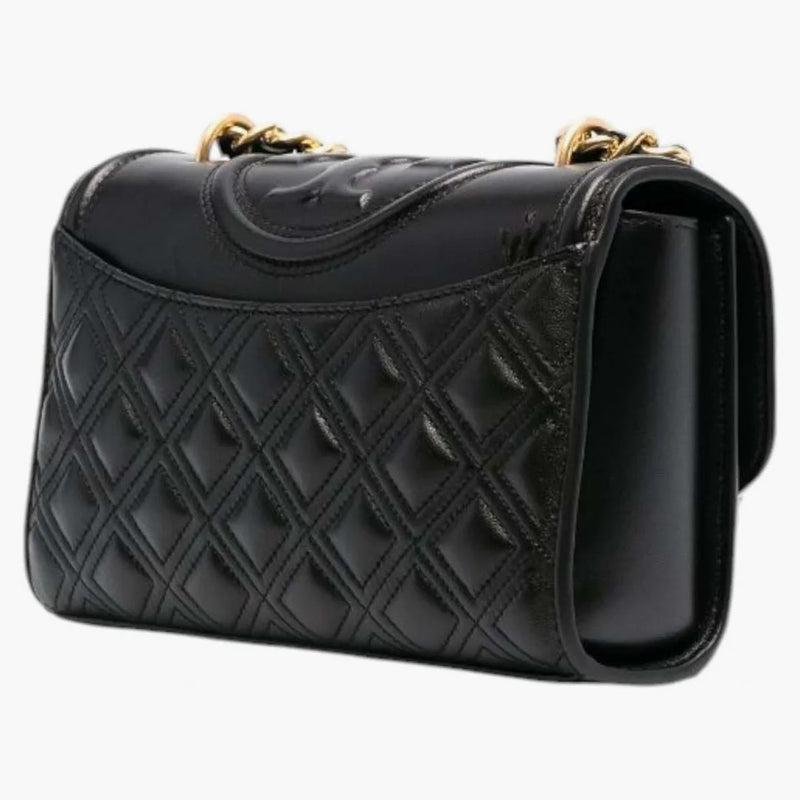 Tory Burch Fleming Small Convertible Shoulder Bag Black