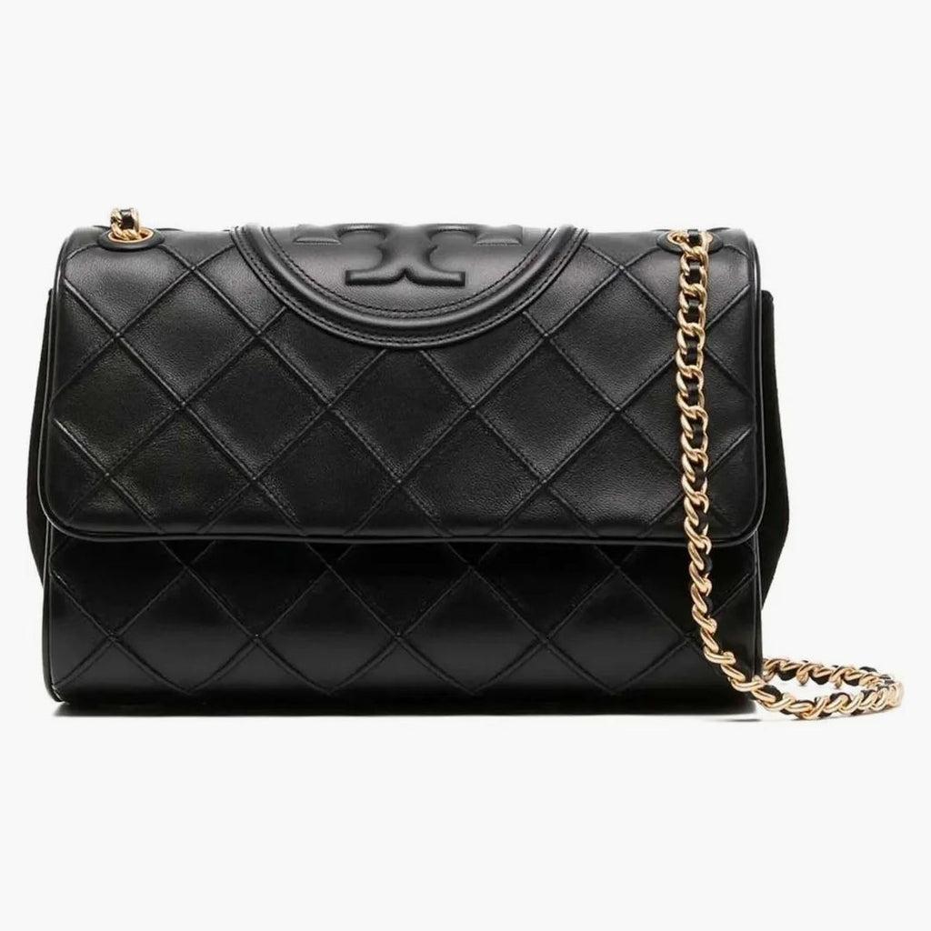 VIP【関税送料無料】希少 Tory Burch Fleming shopping bag Tory Burch Fleming Bag Black - Buy at Hypeneedz