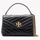 Tory Burch Kira Chevron Small Convertible Shoulder Bag Black