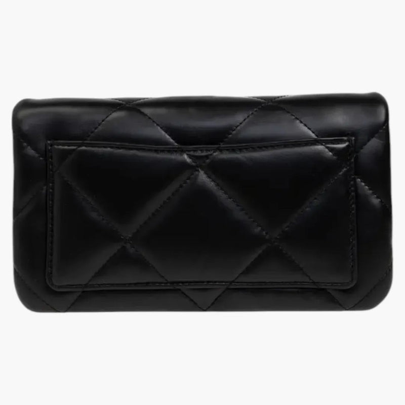Tory Burch Kira Diamond Quilt Chain Wallet Black