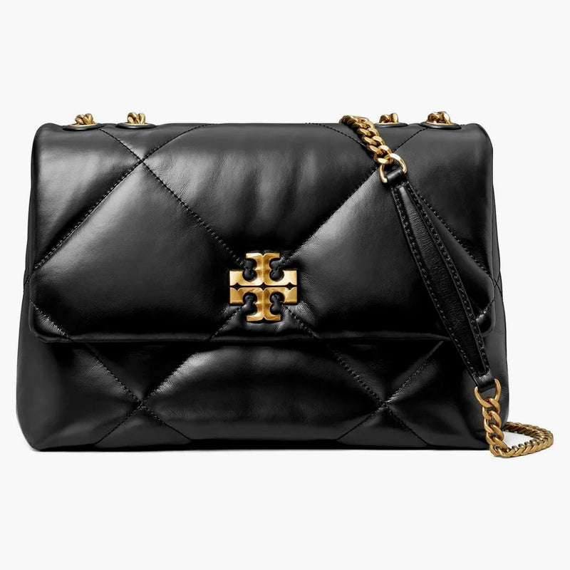 Tory Burch Kira Diamond Quilt Convertible Shoulder Bag Black