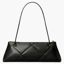 Tory Burch Kira Diamond Quilt East Shoulder Bag Black