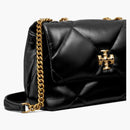 Tory Burch Kira Diamond Quilt Small Convertible Shoulder Bag Black