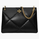 Tory Burch Kira Diamond Quilt Small Shoulder Bag Black