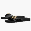Tory Burch Mellow Slide Black Gold (women's)