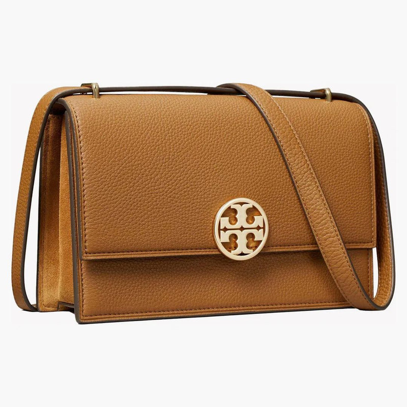 Tory Burch Miller Shoulder Bag Forest Brown